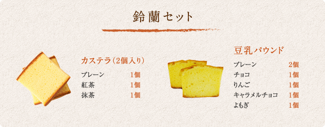 鈴蘭セット内容